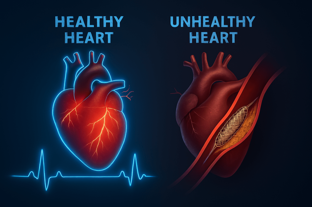 Healthy vs Unhealthy Heart